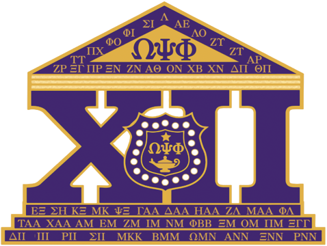 Omega Psi Phi Twelfth District emblem
